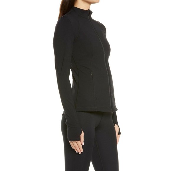 Sweaty Betty Power Workout Zip Through Jacket Black NWT XXS - Picture 9 of 9